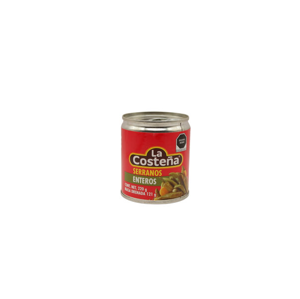 Veseli serrano čilli pipari La Costena 220g